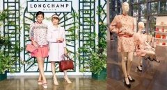 任容萱与简嫚书浪漫演译LONGCHAMP春夏系列